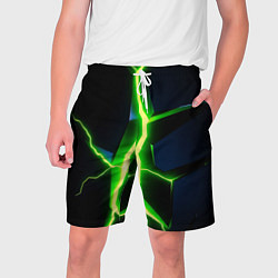 Мужские шорты Neon green glow