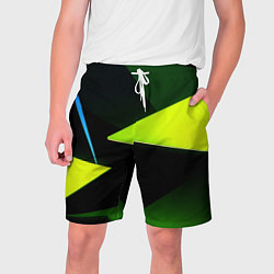 Шорты на шнурке мужские Geometric shapes, цвет: 3D-принт