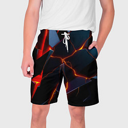 Шорты на шнурке мужские Plate fracturing, цвет: 3D-принт