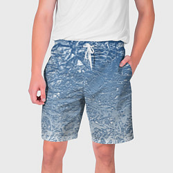 Шорты на шнурке мужские Налипший снег, цвет: 3D-принт