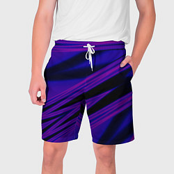 Шорты на шнурке мужские Color multi-colored neon, цвет: 3D-принт