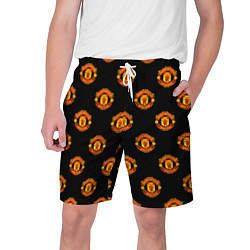 Шорты на шнурке мужские Manchester United Pattern, цвет: 3D-принт
