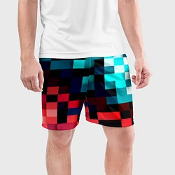 Шорты спортивные мужские Pixel Color, цвет: 3D-принт — фото 2