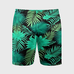 Шорты спортивные мужские Tropical pattern, цвет: 3D-принт