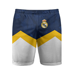 Шорты спортивные мужские Real Madrid FC: Sport, цвет: 3D-принт
