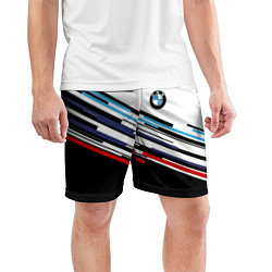 Шорты спортивные мужские BMW BRAND COLOR БМВ цвета 3D-принт — фото 2