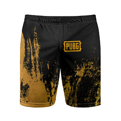 Мужские спортивные шорты PUBG: Yellow Colour