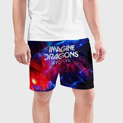 Шорты спортивные мужские IMAGINE DRAGONS, цвет: 3D-принт — фото 2