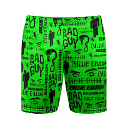 Мужские спортивные шорты Billie Eilish: Bad Guy
