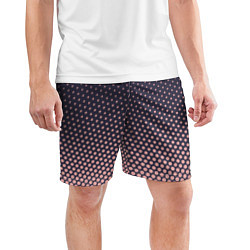 Шорты спортивные мужские Dots pattern, цвет: 3D-принт — фото 2