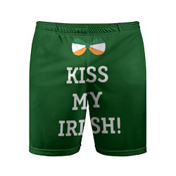 Шорты спортивные мужские Kiss my Irish, цвет: 3D-принт