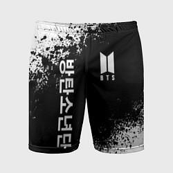 Шорты спортивные мужские BTS, цвет: 3D-принт