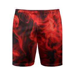 Мужские спортивные шорты Красный дым