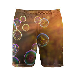Мужские спортивные шорты Мыльные пузыри