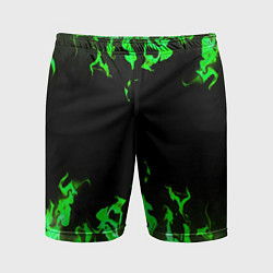 Мужские спортивные шорты GREEN FIRE ОГОНЬ