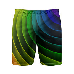 Шорты спортивные мужские Color 2058, цвет: 3D-принт