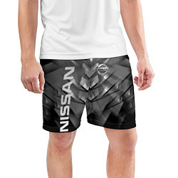 Шорты спортивные мужские NISSAN, цвет: 3D-принт — фото 2