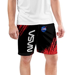 Шорты спортивные мужские NASA НАСА, цвет: 3D-принт — фото 2