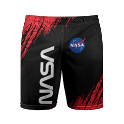 Шорты спортивные мужские NASA НАСА, цвет: 3D-принт