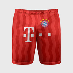Шорты спортивные мужские FC Bayern Munchen униформа, цвет: 3D-принт
