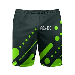 Шорты спортивные мужские AC DС, цвет: 3D-принт