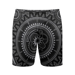 Шорты спортивные мужские Стимпанк Механизмы, цвет: 3D-принт