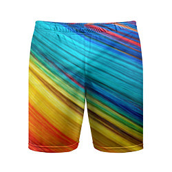 Мужские спортивные шорты Цветной мех диагональ