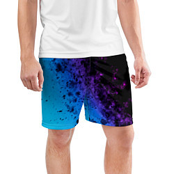 Шорты спортивные мужские Неоновые Краски, цвет: 3D-принт — фото 2