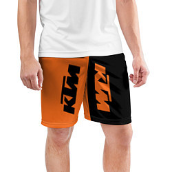 Шорты спортивные мужские KTM КТМ Z, цвет: 3D-принт — фото 2