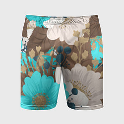 Мужские спортивные шорты Красивые цвеТы