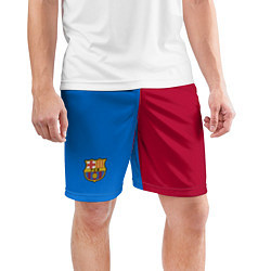Шорты спортивные мужские Барселона 20212022 цвета 3D-принт — фото 2
