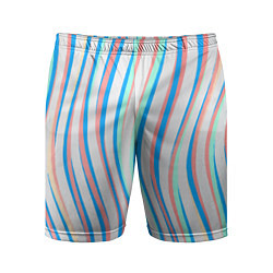 Шорты спортивные мужские Морская Лагуна!, цвет: 3D-принт