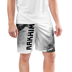 Шорты спортивные мужские Rakhim - Брызги, цвет: 3D-принт — фото 2