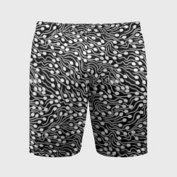 Шорты спортивные мужские Сперматозоиды, цвет: 3D-принт