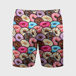 Шорты спортивные мужские Sweet donuts, цвет: 3D-принт