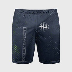Шорты спортивные мужские DEAD BY DAYLIGHT Потертости, цвет: 3D-принт
