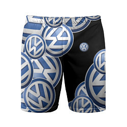 Мужские спортивные шорты Volkswagen logo Pattern