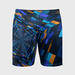 Шорты спортивные мужские Geometric pattern Fashion Vanguard, цвет: 3D-принт