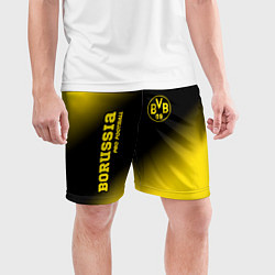 Шорты спортивные мужские BORUSSIA Borussia Pro Football, цвет: 3D-принт — фото 2