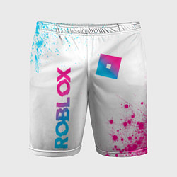 Шорты спортивные мужские Roblox Neon Gradient FS, цвет: 3D-принт