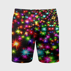 Шорты спортивные мужские COLORFUL COLOR STARFALL, цвет: 3D-принт