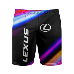 Шорты спортивные мужские Lexus Speed Lights, цвет: 3D-принт