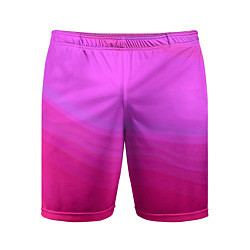 Шорты спортивные мужские Neon pink bright abstract background, цвет: 3D-принт