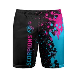 Мужские спортивные шорты Scorpions - Neon Gradient