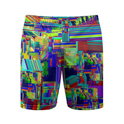 Шорты спортивные мужские Vanguard fractal pattern, цвет: 3D-принт