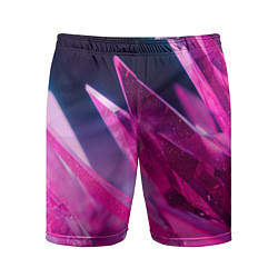 Мужские спортивные шорты Розовые кристаллы
