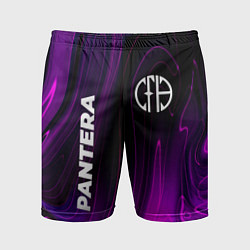 Мужские спортивные шорты Pantera violet plasma