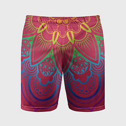 Мужские спортивные шорты Viva magenta mandala