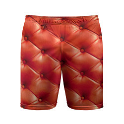 Шорты спортивные мужские Quilted furniture leather, цвет: 3D-принт