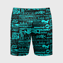 Шорты спортивные мужские Musical groups, цвет: 3D-принт